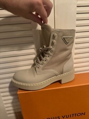 Prada Combat Boots 38
